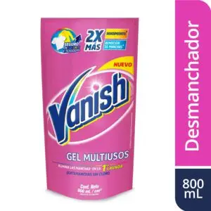 VANISH DESMANCHADOR 800ML. ROPA COLOR (12.UNIDADES)