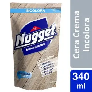 NUGGET CERA CREMA INCOLORA 340 GRS. (12.UNIDADES)