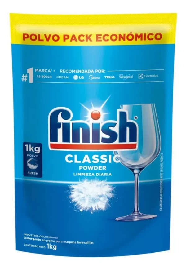 FINISH DETERGENTE 1 KILO DOYPACK (8.UNIDADES)