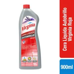 VIRGINIA CERA AUTOBRILLO ROJA 900 ML (12.UNIDADES)