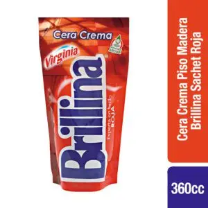 BRILLINA CERA ROJA 340CC (12.UNIDADES)