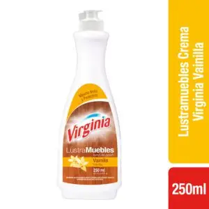 VIRGINIA LUSTRA MUEBLE CREMA VAINILLA 250 ML (12.UNIDADES)