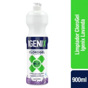 IGENIX CLORO GEL LAVANDA 900 ML (10.UNIDADES)