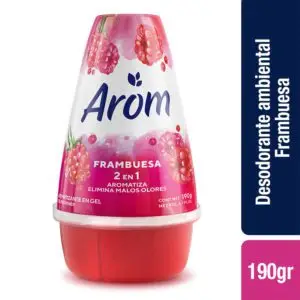 AROM AMBIENTAL CONO FRAMBUESA 190 GR. (24.UNIDADES)