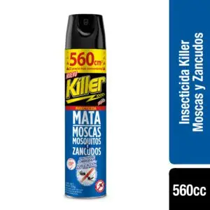 KILLER INSECTICIDA MOSCAS Y ZANCUDOS 560 CC (12.UNIDADES)