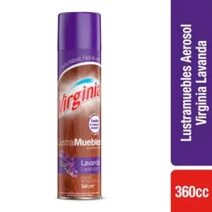 VIRGINIA LUSTRA MUEBLE SPRAY LAVANDA 360 CC (12.UNIDADES)