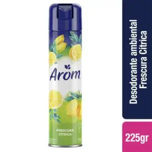 AROM AMBIENTAL SPRAY FRESCURA CITRICA 225 GR (12.UNIDADES)
