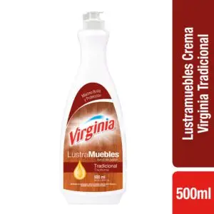 VIRGINIA LUSTRA MUEBLE CREMA TRADICIONAL 500 ML (12.UNIDADES)