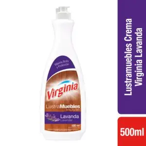 VIRGINIA LUSTRA MUEBLE CREMA LAVANDA 500 ML (12.UNIDADES)