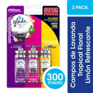 GLADE TOQUE RECARGA PACK X 3 (6.UNIDADES)