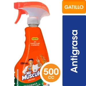 MR MUSCULO ANTIGRASAS GATILLO COCINA 500 ML (12.UNIDADES)