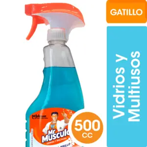 MR MUSCULO VIDRIO Y MULTIUSO GATILLO 500 CC (12.UNIDADES)