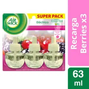 AIR WICK ACEITE NATURAL BERRIES X 3 (6.UNIDADES)