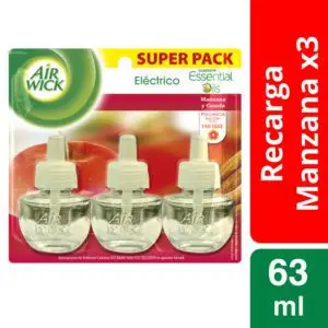 AIR WICK ACEITE NATURAL MANZANA CANELA X 3 (6.UNIDADES)