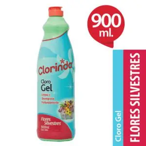 CLORINDA CLORO GEL FRUTOS SILVESTRES 900 ML (12.UNIDADES)