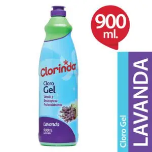 CLORINDA CLORO GEL LAVANDA 900 ML (12.UNIDADES)