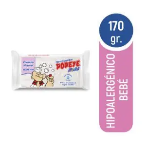 POPEYE JABON BARRA BEBE 170 GRS. (12.UNIDADES)
