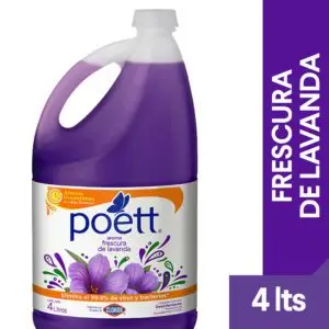 POETT LIMPIA PISO LAVANDA 4 LTS. (3.UNIDADES)