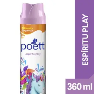 POETT AMBIENTAL SPRAY ESPIRITU PLAY 360 ML (6.UNIDADES)