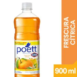 POETT LIMPIA PISO FRESCURA CITRICA 900 ML (12.UNIDADES)