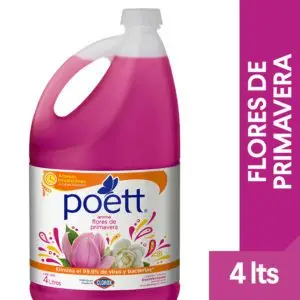 POETT LIMPIA PISO FLORES DE PRIMAVERA 4 LTS. (3.UNIDADES)6