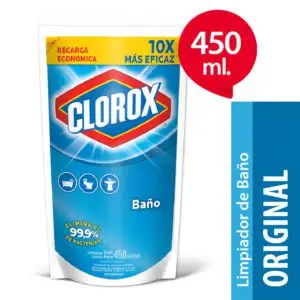 CLOROX BAÑO DOYPACK 450 ML (15.UNIDADES)