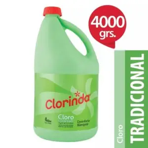 CLORINDA CLORO 4 LTS. (3.UNIDADES)