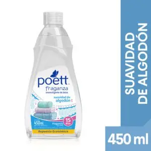 POETT FRAGANZA RECARGA SUAVIDAD ALGODON 450 ML (12.UNIDADES)
