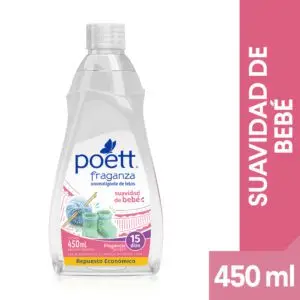 POETT FRAGANZA RECARGA SUAVIDAD DE BEBE 450 ML (12.UNIDADES)