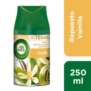 AIR WICK RECARGA AUTOMATICA VAINILLA 250 ML (6.UNIDADES)