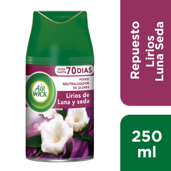 AIR WICK RECARGA AUTOMATICA LIRIOS 250 ML (6.UNIDADES)
