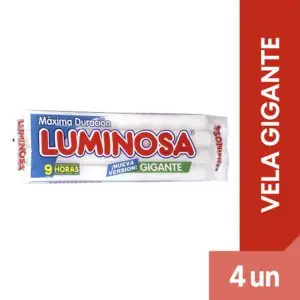 LUMINOSA VELA GIGANTE X4 (40.UNIDADES)
