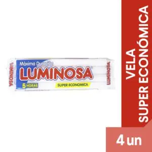 LUMINOSA VELA SUPER ECONOMICA X4 (60.UNIDADES)