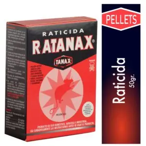 TANAX RATICIDA RATANAX EN PELLETS 50 GRS (24.UNIDADES)