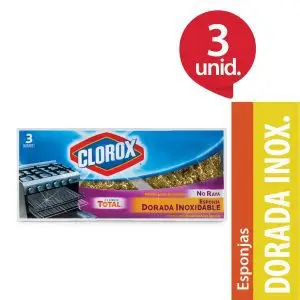 CLOROX ESPONJA DORADA X 3 (24.UNIDADES)