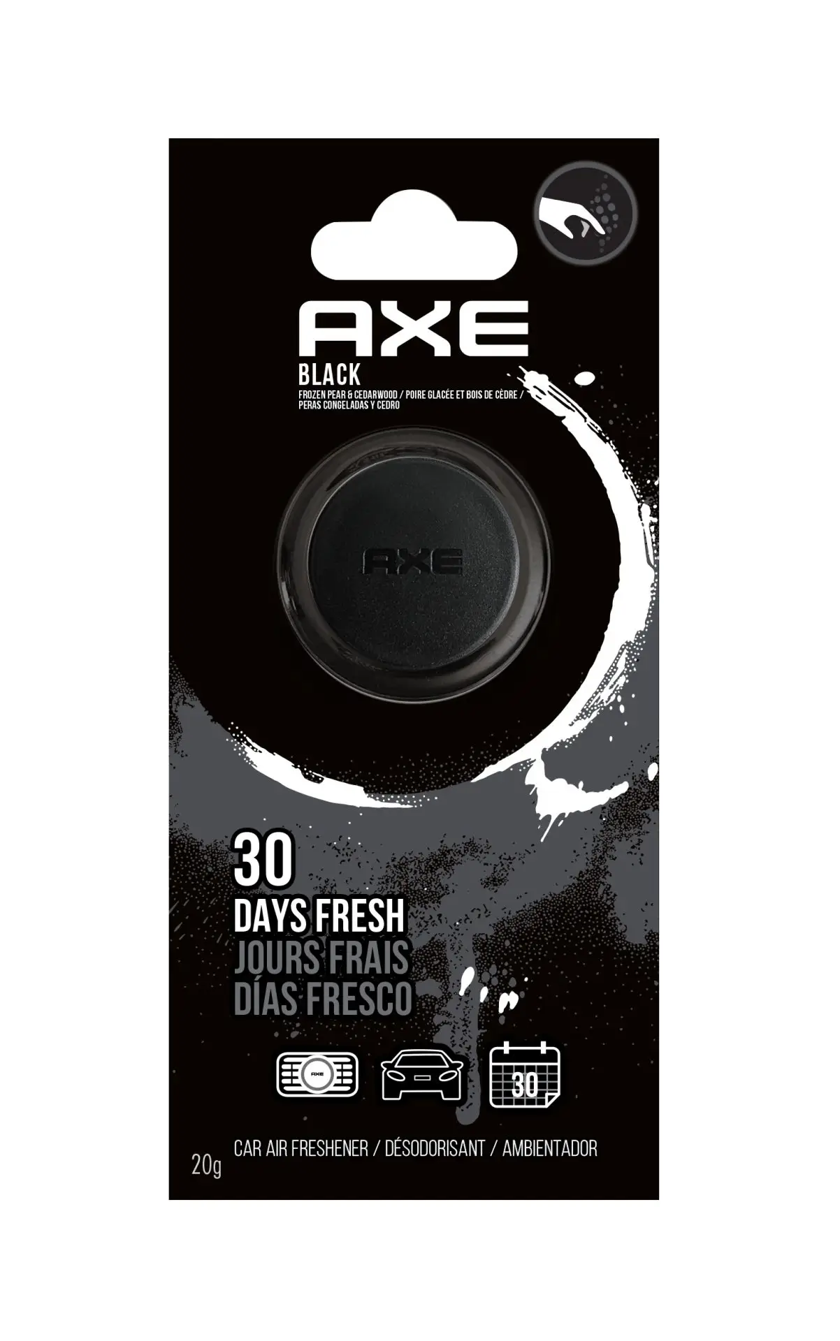 AXE AROMATIZADOR REJILLA BLACK (6.UNIDADES)