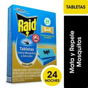 RAID TABLETA ELECTRICO RECARGA X 24 (20.UNIDADES)