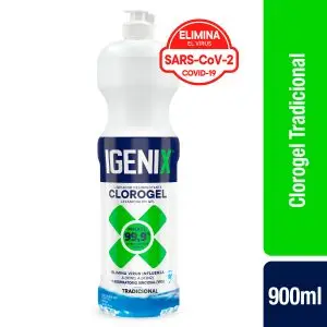 IGENIX CLORO GEL TRADICIONAL 900 ML (10.UNIDADES)