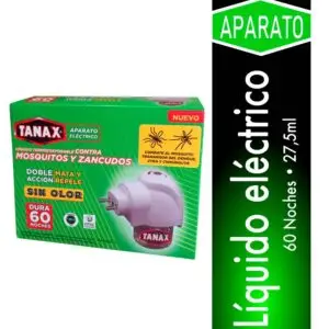 TANAX APARATO LIQUIDO ELECTRICO 27,5 ML SIN OLOR  (12.UNIDADES)