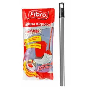 FIBRO MOPA ALGODON  CON MANGO   (25.UNIDADES)
