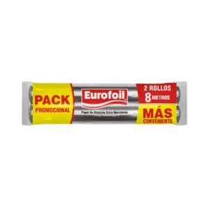 EUROFOIL ALUMINIO  PACK 8 METROS (25.UNIDADES)