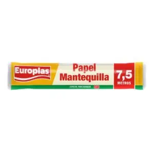 EUROPLAS PAPEL MANTEQUILLA 7.5 MTS (25.UNIDADES)