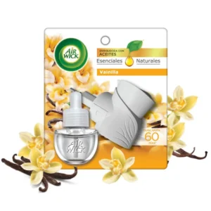 AIRWICK ELECTRICO APARATO X1  + 1 REPUESTO VAINILLA 21ML (12.UNIDADES)