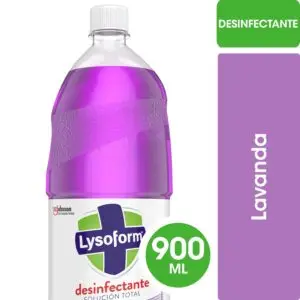 LYSOFORM LIMPIADOR DESINFECTANTE LIQUIDO LAVANDA 900 ML (12.UNIDADES)