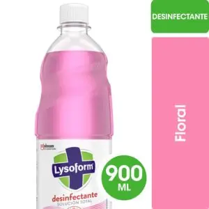 LYSOFORM LIMPIADOR DESINFECTANTE LIQUIDO FLORAL 900 ML (12.UNIDADES)