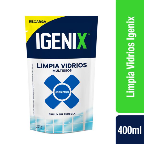 IGENIX LIMPIAVIDRIOS MULTIUSO 400ML (10.UNIDADES)