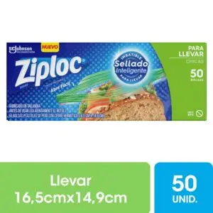 ZIPLOC 12 CAJAS  50 BOLSAS C/U