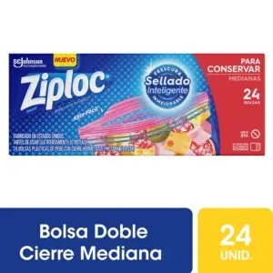 ZIPLOC 12 CAJAS 24 BOLSAS C/U
