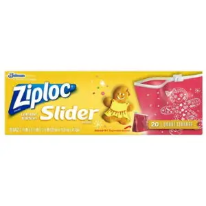 ZIPLOC EDICION LIMITADA NAVIDAD CONTIENE 12 CAJAS DE 20 UNIDADES C/U [20 CM x 14.9 CM x 4.7 CM]