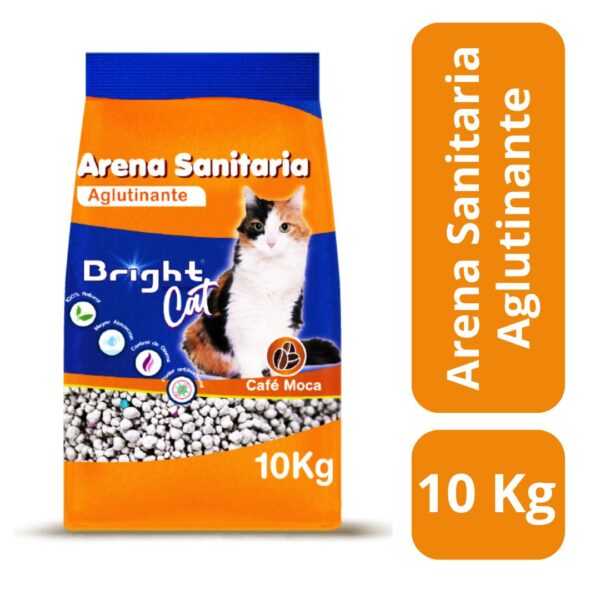 BRIGHT ARENA SANITARIA 10 KILOS AROMA CAFE MOCA (2 SACOS)